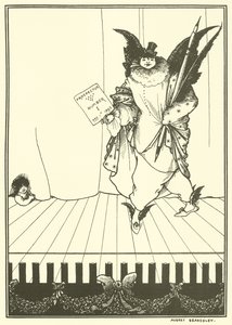 Design för prospektet för The Savoy av Aubrey Beardsley