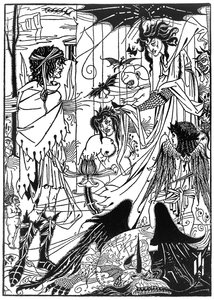 "Drömmar", 1894 av Aubrey Beardsley