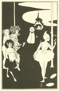 Frontispice, pjäser av John Davidson, 1893 av Aubrey Beardsley