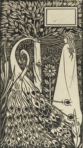 Illustration till boken Le Morte dArthur av Sir Thomas Malory, 1893-1894 av Aubrey Beardsley