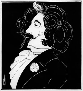 James McNeill Whistler (1834-1903) (teckning) av Aubrey Beardsley