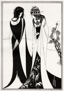 John och Salome av Aubrey Beardsley