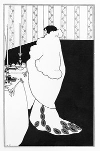 La Dame aux Camelias, illustration från "Den gula boken", 1894