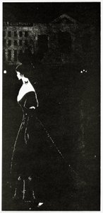 Natten, 1894 av Aubrey Beardsley