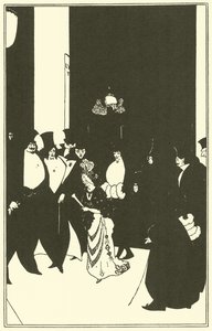 Lady Golds Escort av Aubrey Beardsley