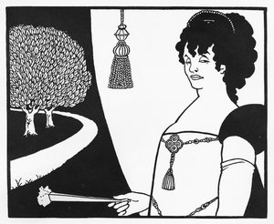 Madame Rejane, illustration ur "The Yellow Book", 1893-94 av Aubrey Beardsley