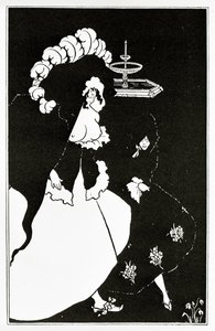 Messaline och följeslagare återvänder från en bordell, ca 1894 av Aubrey Beardsley