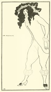 Mrs Pinchwife av Aubrey Beardsley