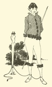 Självporträtt av Aubrey Beardsley