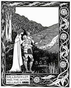 Sir Launcelot och häxan Hellawes 1870
