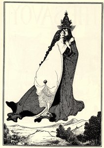 Uppstigningen av Saint Rose of Lima av Aubrey Beardsley
