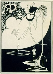 The Climax, illustration från "Salome" av Oscar Wilde av Aubrey Beardsley