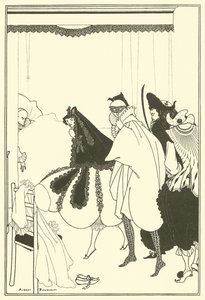 Pierrots död av Aubrey Beardsley