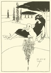 Judas kyss av Aubrey Beardsley