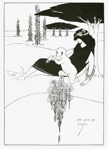 Judas kyss, 1893 av Aubrey Beardsley