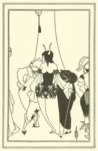 Röda dödens mask av Aubrey Beardsley
