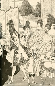 Låsets våldtäkt, 1896, 1928. av Aubrey Beardsley