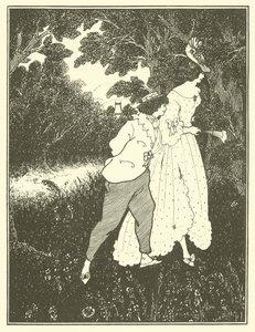 De tre musikerna av Aubrey Beardsley