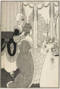 The Toilet, från The Rape of the Lock av Alexander Pope, ca 1895-96 (penna och bläck) av Aubrey Beardsley