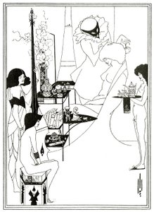 The Toilette of Salome, ca 1894 (litho) av Aubrey Beardsley
