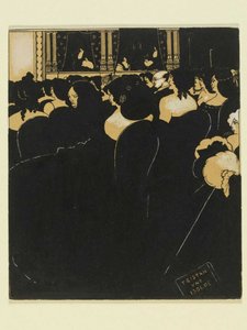 Wagneriterna, 1894. av Aubrey Beardsley