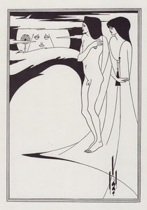 Kvinnan i månen, 1893. av Aubrey Beardsley