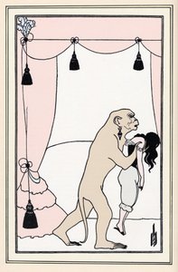 Den nya "Mordet på Morgue Street" av Aubrey Beardsley