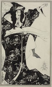 Vergilius trollkarlen, ca 1893 av Aubrey Beardsley