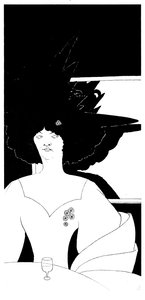 "Väntan", 1893 av Aubrey Beardsley