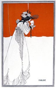 Yseult dricker Philtre, England, ca 1900 av Aubrey Beardsley