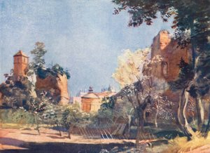 Rom: S Giovanni in Oleo (färglitografi)
