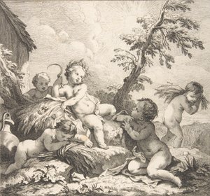 Sommaren 1735 av Audran Benoit II