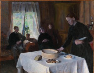 Dukning av August Eiebakke