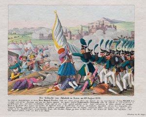 Rysk-turkiska kriget 1828-1829 - Stormningen av fästningen Akhaltsikhe (eller Rabat-slottet) (Georgien) - Stormningen av fästningen Akhaltsikhe den 27 augusti