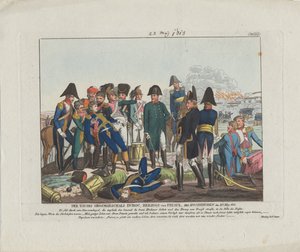 Marskalk Durocs död i Hochkirchen den 22 maj 1813