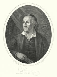 Johann Kaspar Lavater, schweizisk teolog, författare och fysiognost (gravyr)