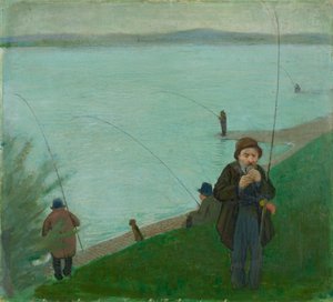 Fiskare vid Rhen av August Macke