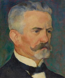 Porträtt av Bernhard Koehler av August Macke