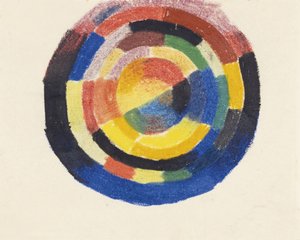 Färghjul Farbkreis, 1913-1914 av August Macke