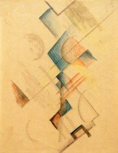 Färgade former (abstrakta former) av August Macke