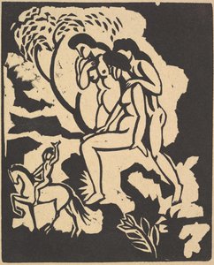 Hälsningshälsning, 1912. av August Macke