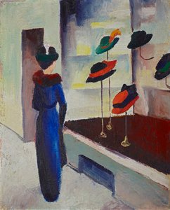 Hattbutik av August Macke