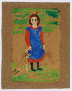 Kind mit Puppe av August Macke