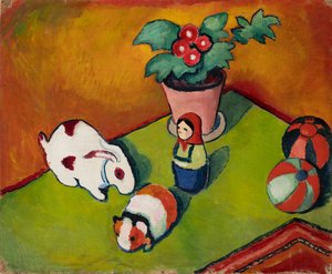 Lilla Walters leksaker av August Macke