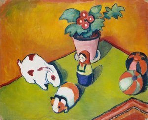 Lilla Walters leksaker av August Macke