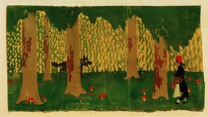 Lilla Rödluvan av August Macke