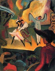 Rysk balett I av August Macke