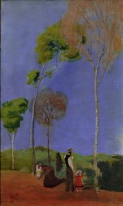 sittvagn av August Macke