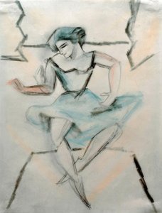 dansare av August Macke