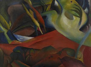 Stormen, 1911. av August Macke